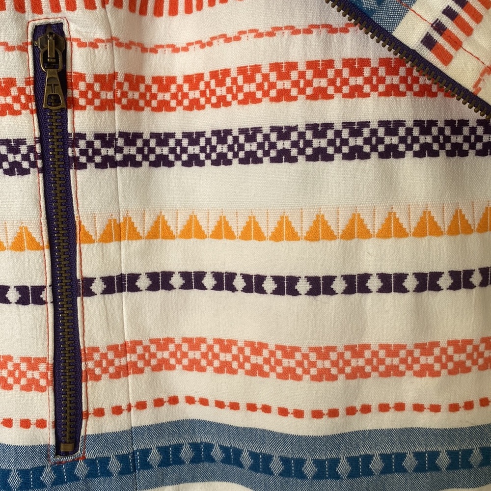 Trina Turk Jacquard Moto Jacket - Picture 4 of 7